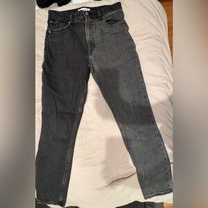 ABERCROMBIE TWO TONED SKINNY HIGH RISE JEANS
